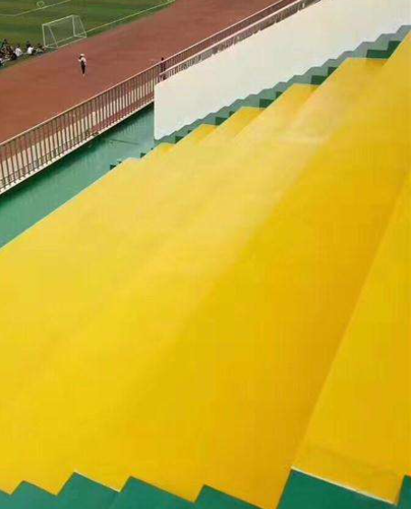 右江球场台阶翻新修补改造